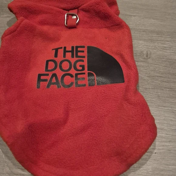 Puppy Red Fleece Vest Med - Picture 5 of 5